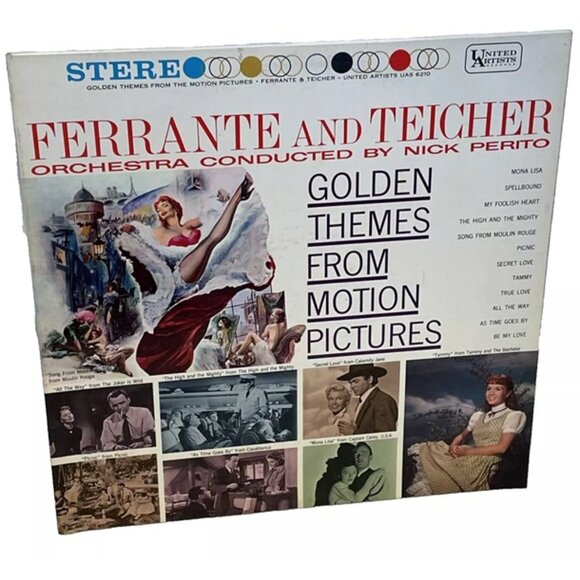 Golden Themes From Motion Pictures (Vinyl, 1962) United Artists UAS 6210 VG+ LP - Picture 1 of 10